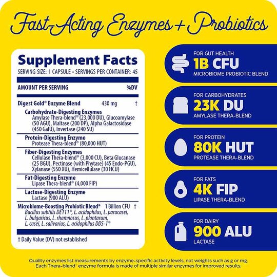 Digest Gold + Probiotics, ENZ